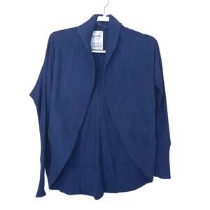 Aeropostale Size S/M Small Medium Medium Blue 100% Cotton Open Cardigan Duster